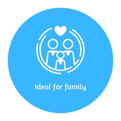 icon ideal for family